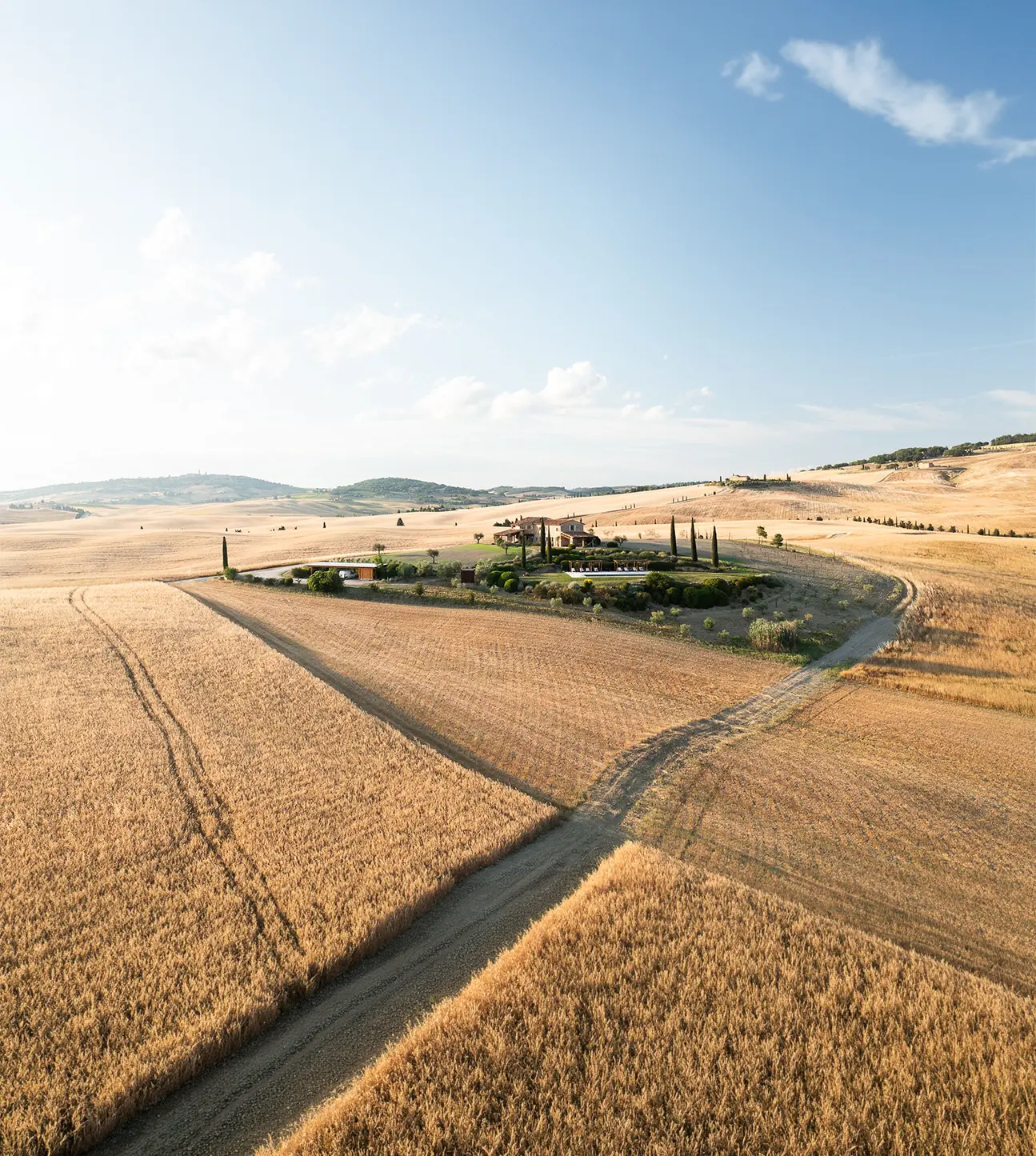nel cuore della val d'orcia