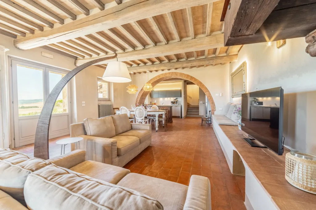 Villa in Val d'Orcia Podere Pennella Interni