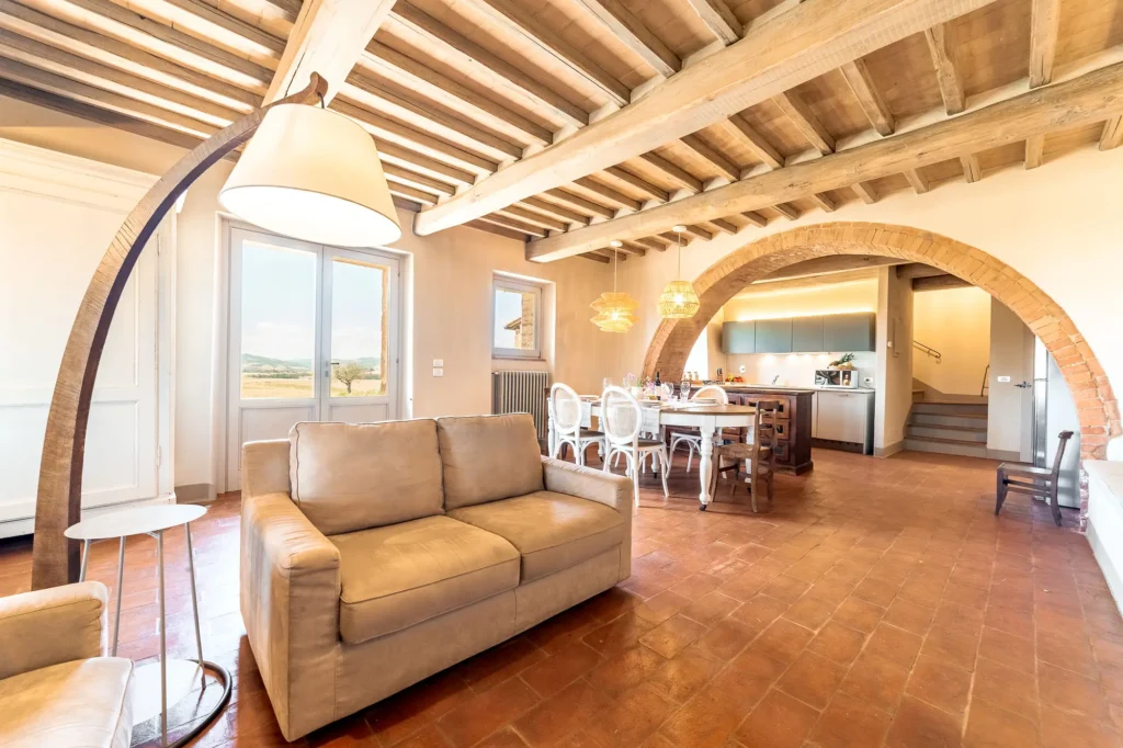 Villa in Val d'Orcia Podere Pennella Interni