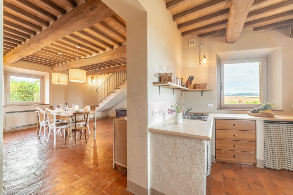 Villa in Val d'Orcia Podere Pennella Interni