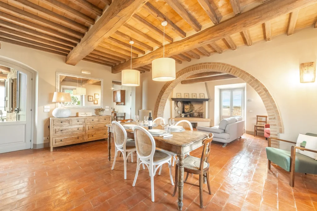 Villa in Val d'Orcia Podere Pennella Interni